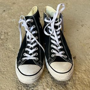 High top black converse